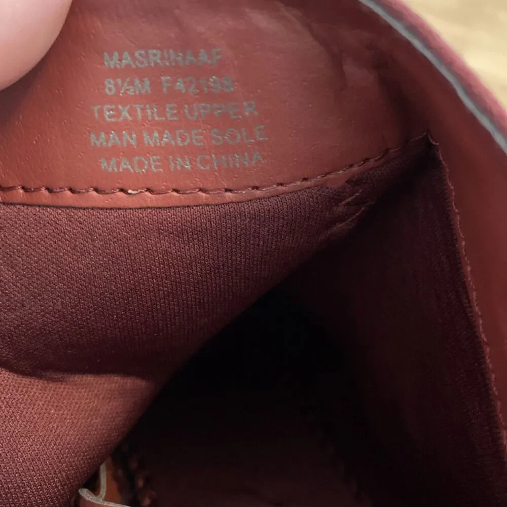 Style & Co Masrinaa Block-Heel Ankle Bootie Scarlet Micro Size 8.5M NIB - Picture 10 of 12